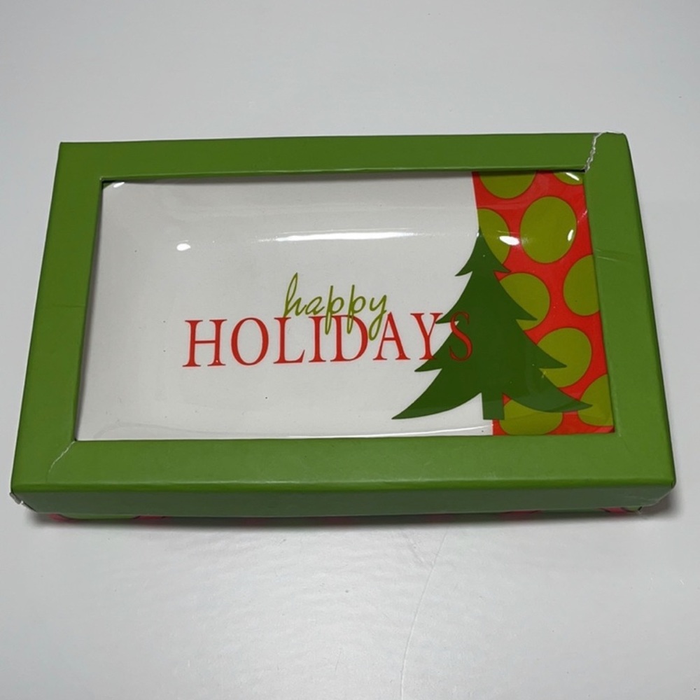 ✅Christmas Happy Holidays dish